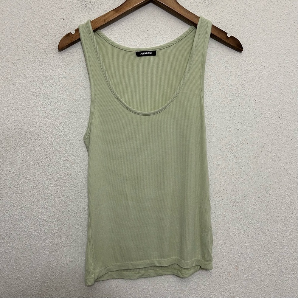 Talentless Ribbed Tank Top Large